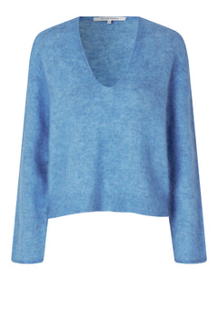 Camryn Knit V-Neck - Marina