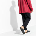 Boston Oiled Leather Regular - Black