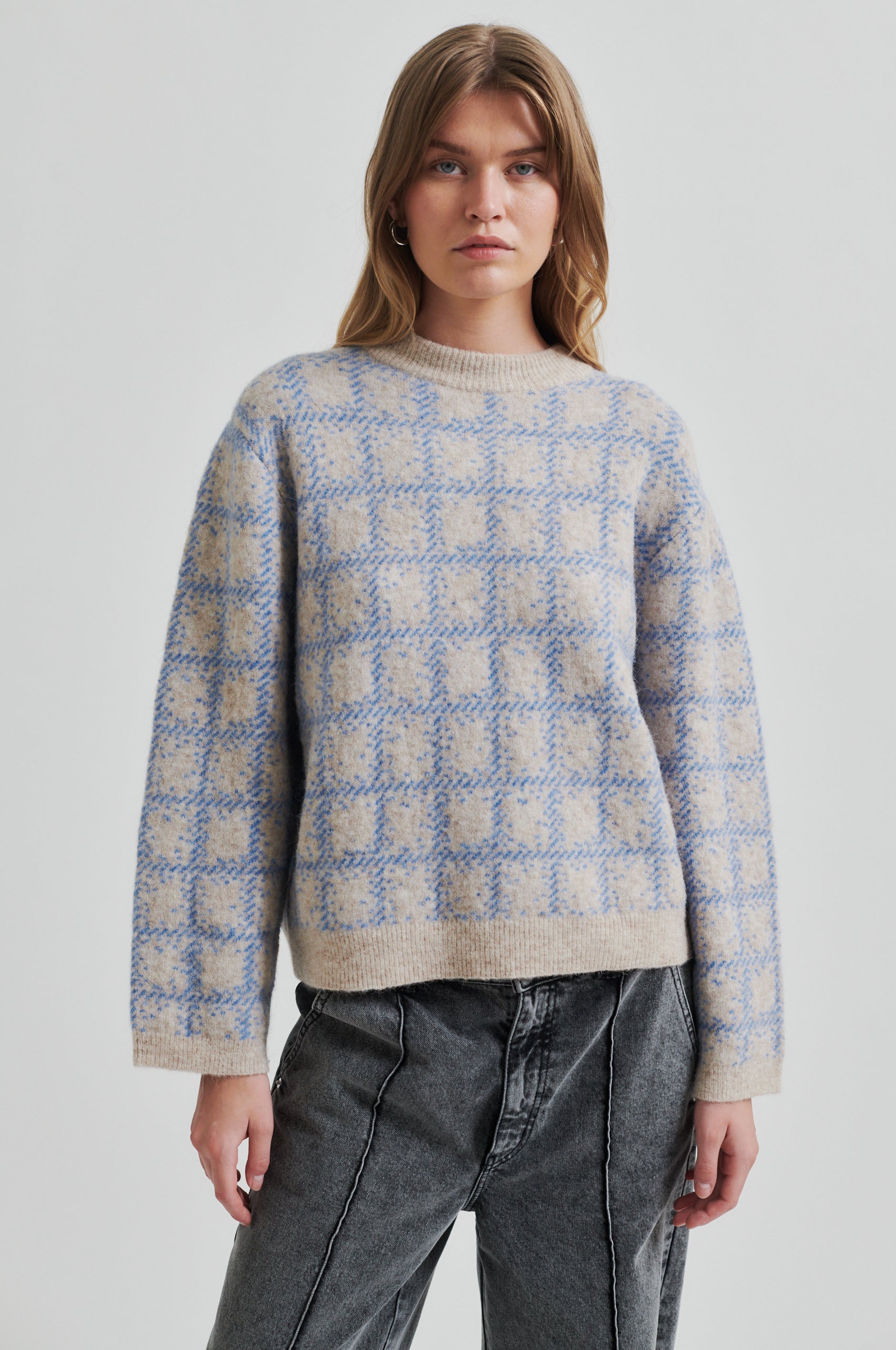 Lugano Knit O-Neck - Marina