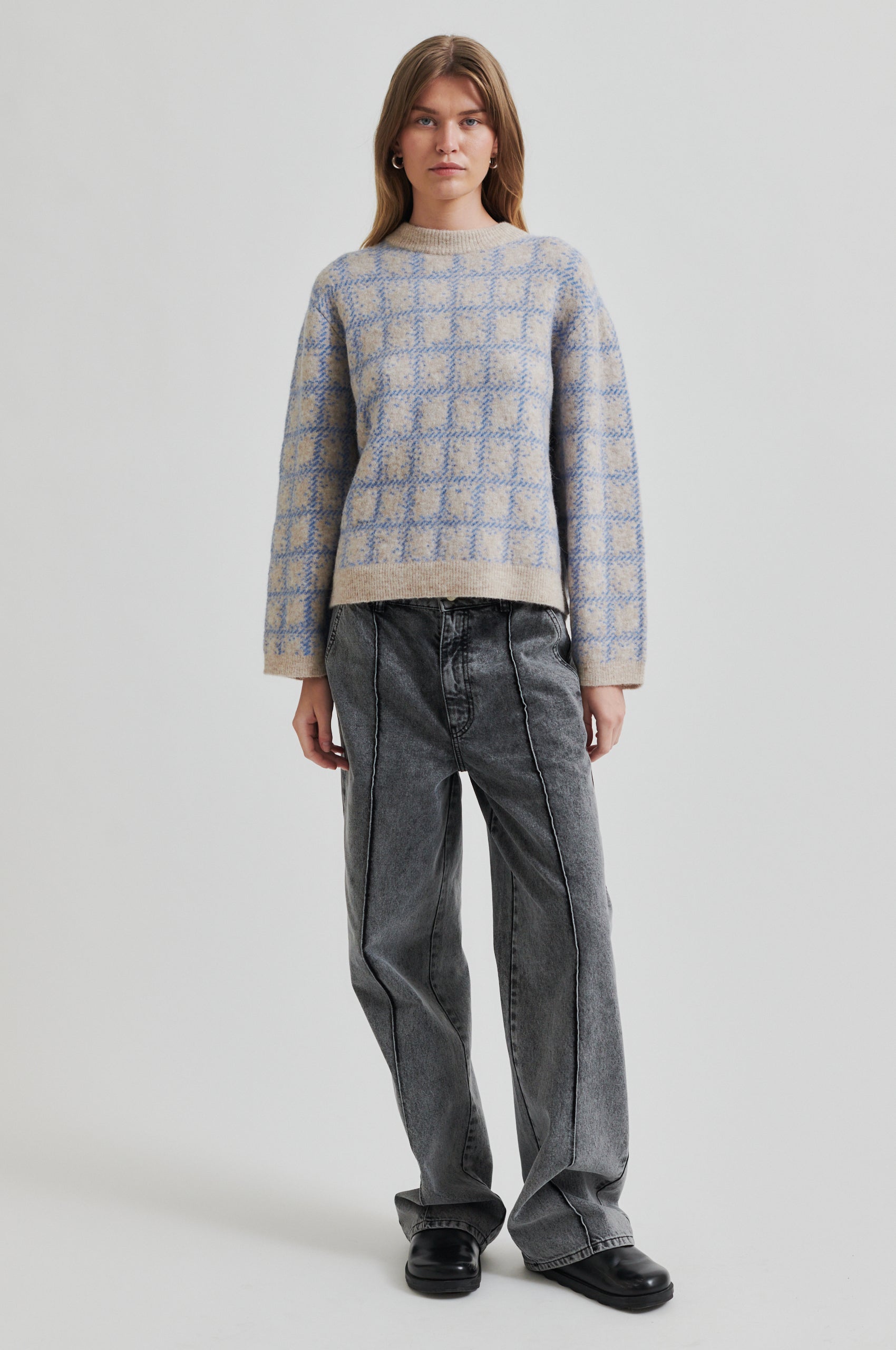 Lugano Knit O-Neck - Marina