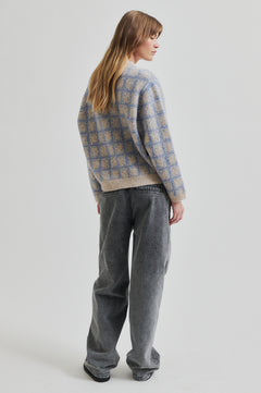 Lugano Knit O-Neck - Marina