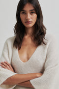 Andrea Knit Ss - Pumice Stone