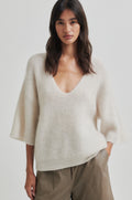 Andrea Knit Ss - Pumice Stone