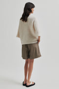 Andrea Knit Ss - Pumice Stone