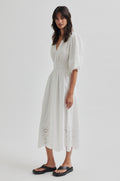 Althea Dress - White