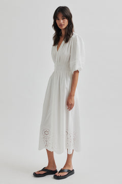 Althea Dress - White