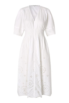 Althea Dress - White