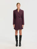 Lisa Blazer Dress - Fig
