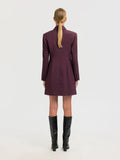 Lisa Blazer Dress - Fig