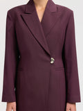 Lisa Blazer Dress - Fig