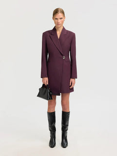 Lisa Blazer Dress - Fig