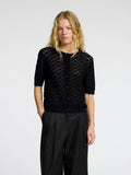 Sofia 2/4 Knit Cardigan - Black