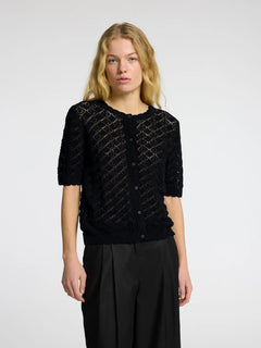 Sofia 2/4 Knit Cardigan - Black
