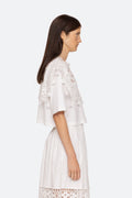 Joah Embroidery T-Shirt - White