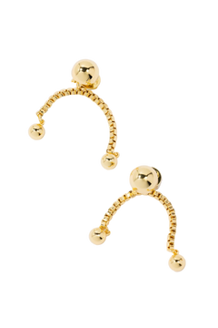 Tiny Solar Studs - Gold