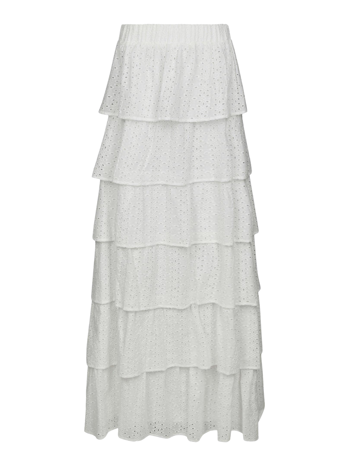 Morris Emb Skirt - Off White