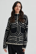 Signa Knit T-Neck - Black