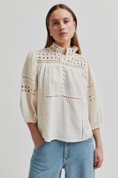 Brunie Blouse - Ecru