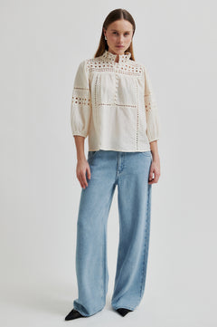 Brunie Blouse - Ecru