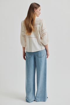 Brunie Blouse - Ecru