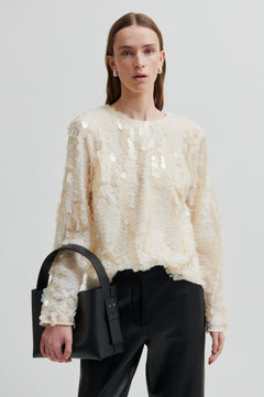 Glimmer Blouse - Jet Stream