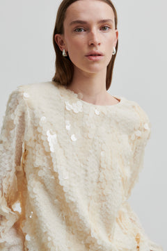 Glimmer Blouse - Jet Stream