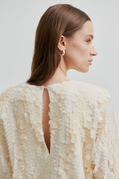 Glimmer Blouse - Jet Stream