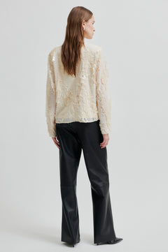 Glimmer Blouse - Jet Stream