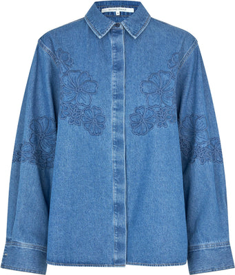 Cornelia Denim Shirt - Blue Denim