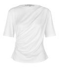 Ulina Drape Tee - White
