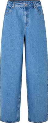 Belton Barrel Denim Jeans - Blue Denim