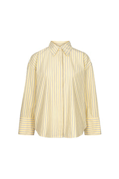 Nell Shirt - Light Yellow Stripe