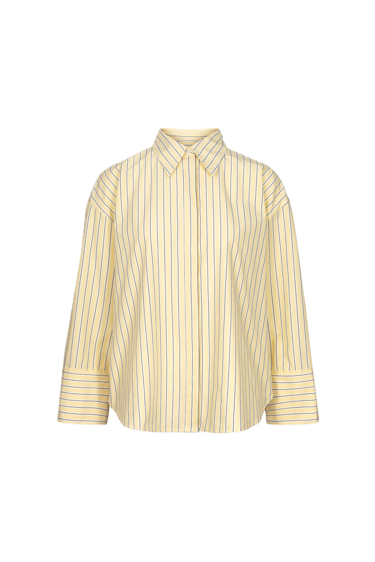 Nell Shirt - Light Yellow Stripe