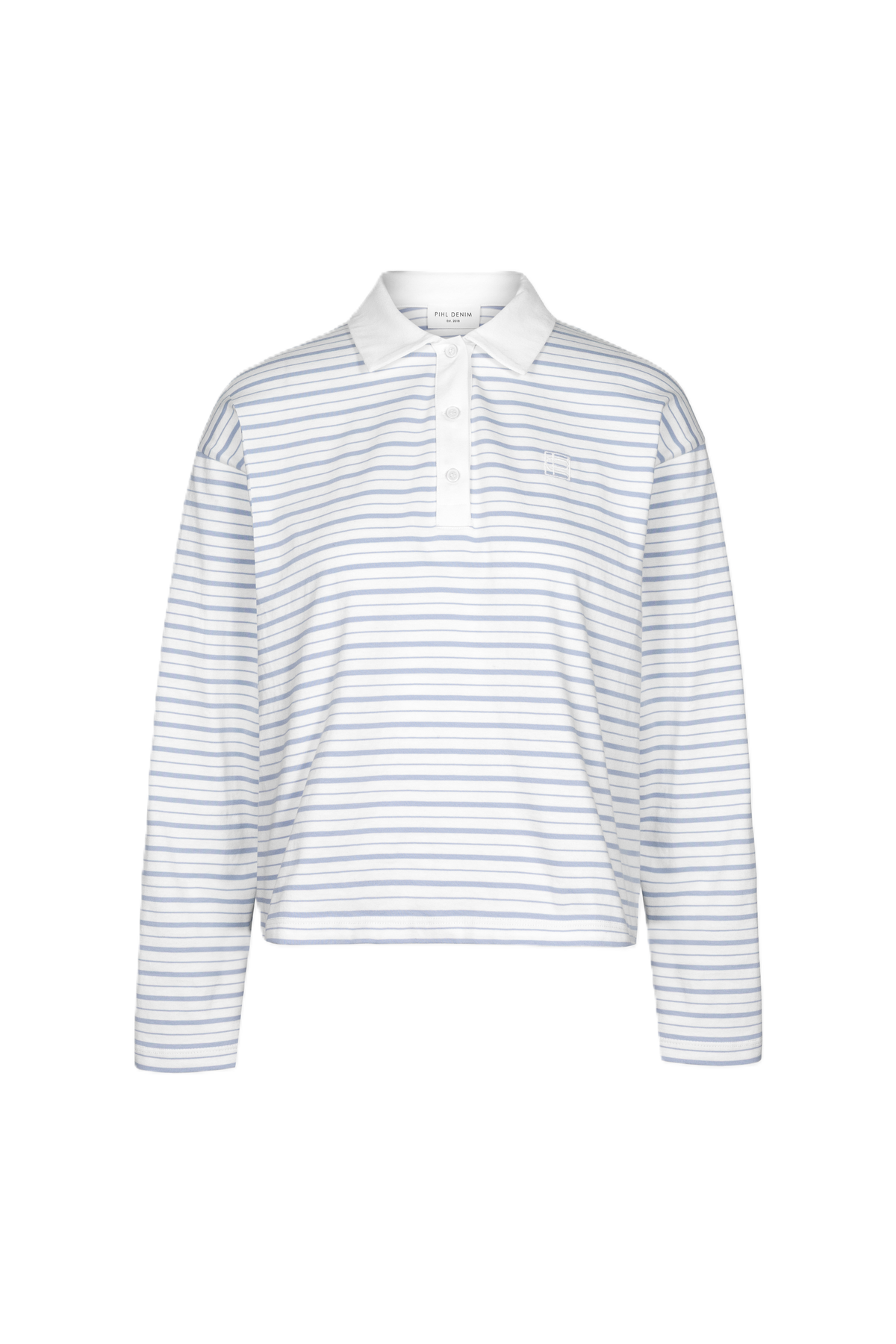 Elmer Polo Shirt - Light Blue Stripe