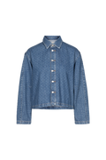 Marley Shirt - Mid Blue Dot