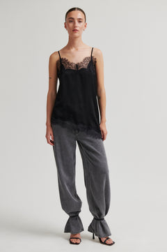 Lacia Strap Top - Black
