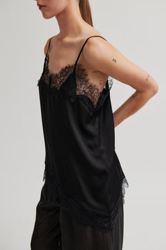 Lacia Strap Top - Black
