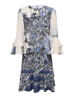 Ahloa Dress - Shaded Blue