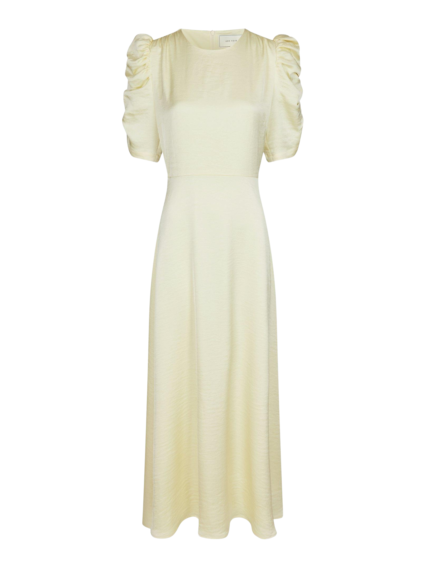 Benuti Solid Dress - Light Yellow