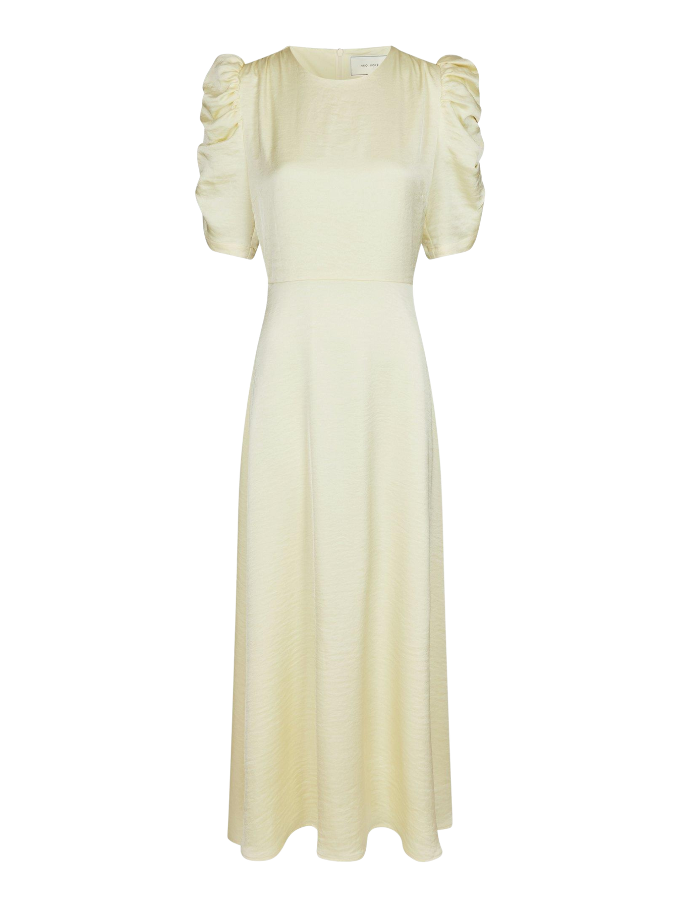 Benuti Solid Dress - Light Yellow
