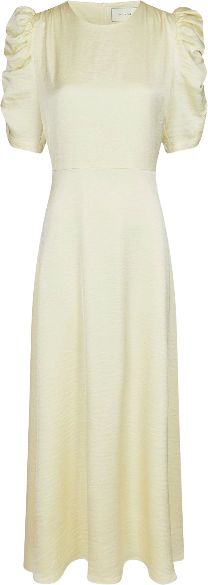Benuti Solid Dress - Light Yellow