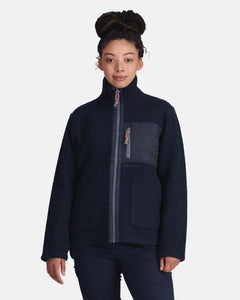 Voss Wool Jacket - Dark Navy Blue