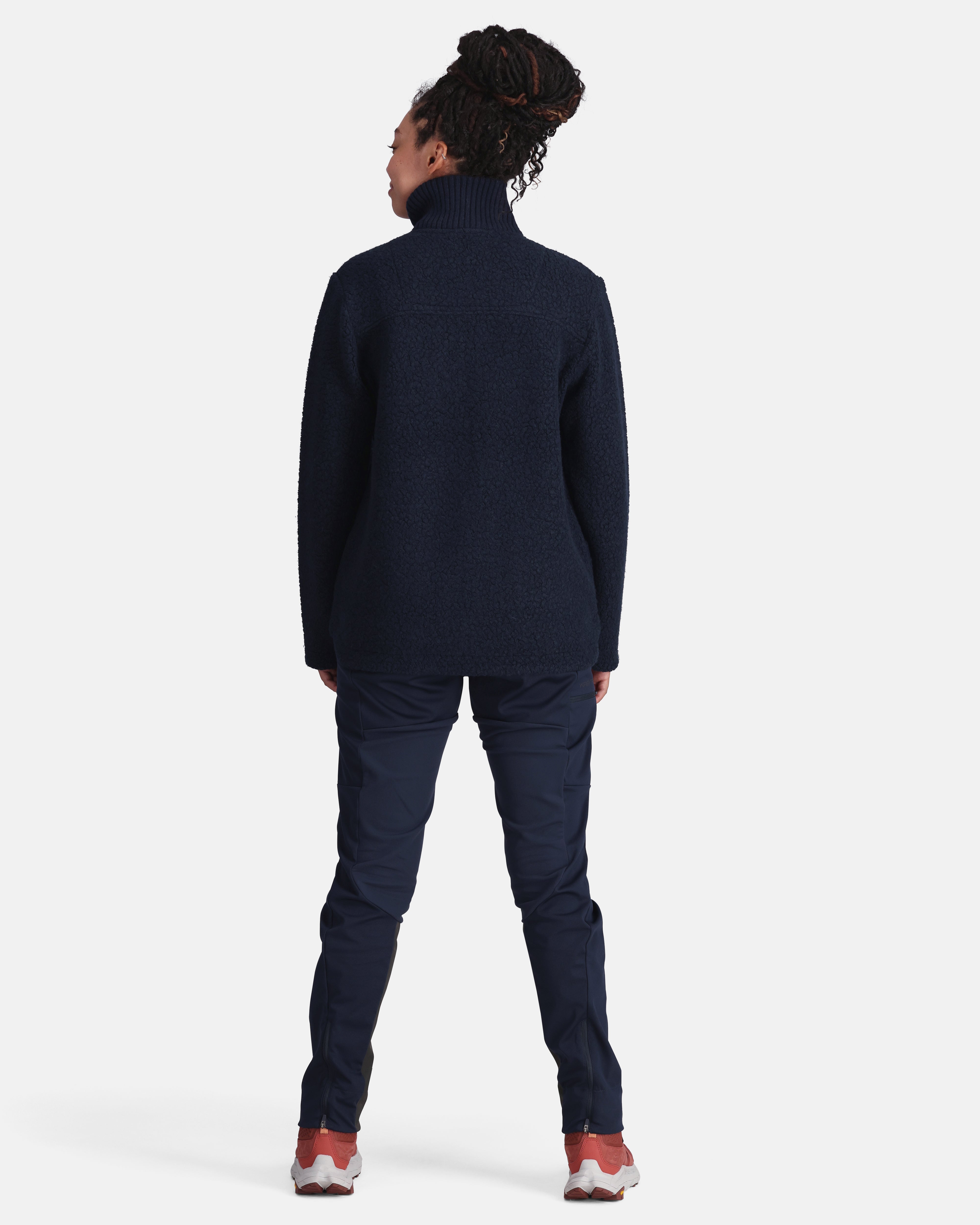 Voss Wool Jacket - Dark Navy Blue