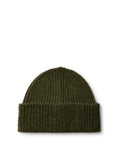 Lulu Wool Blend Knit Beanie - Kalamata Melange