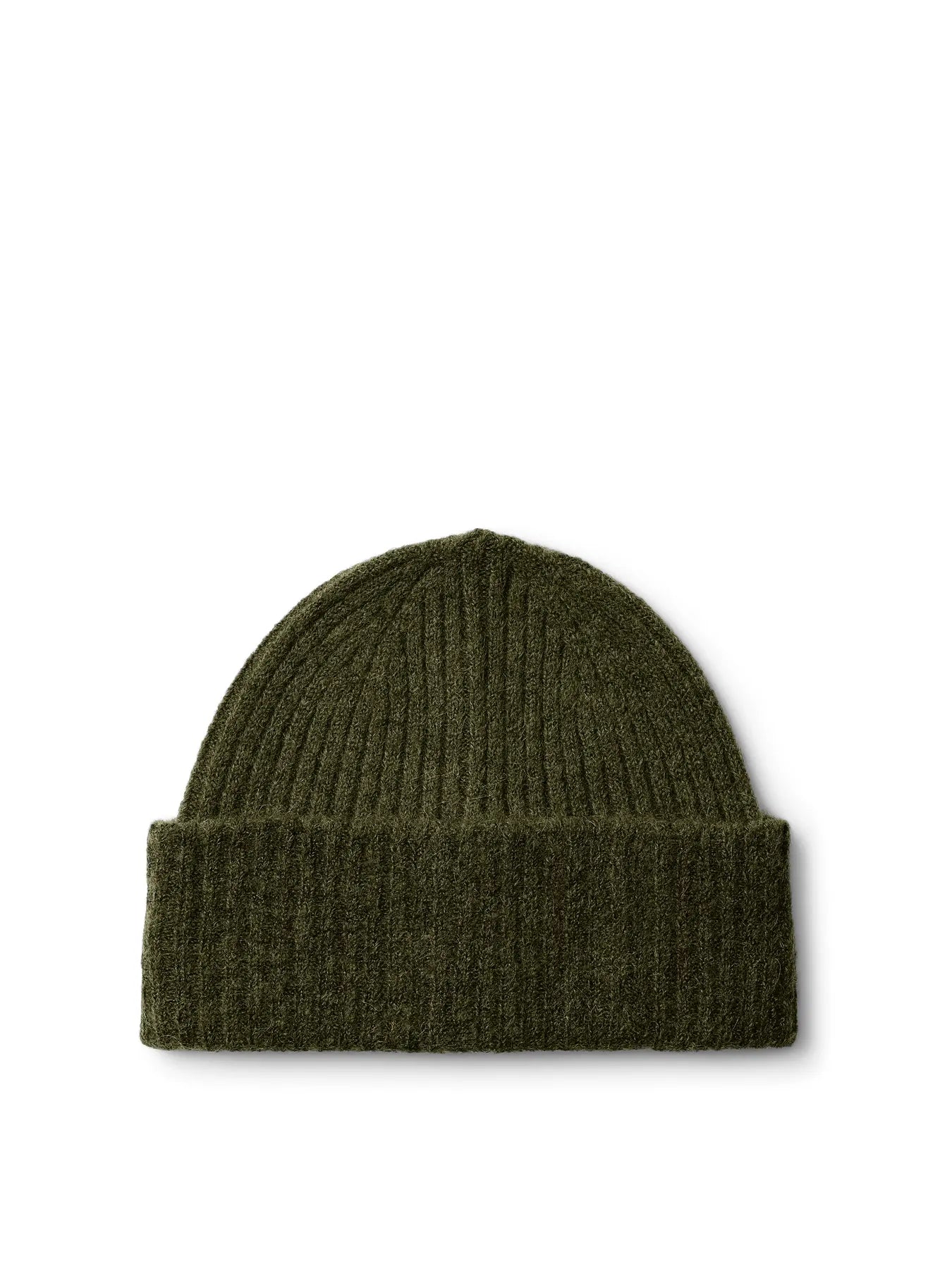 Lulu Wool Blend Knit Beanie - Kalamata Melange