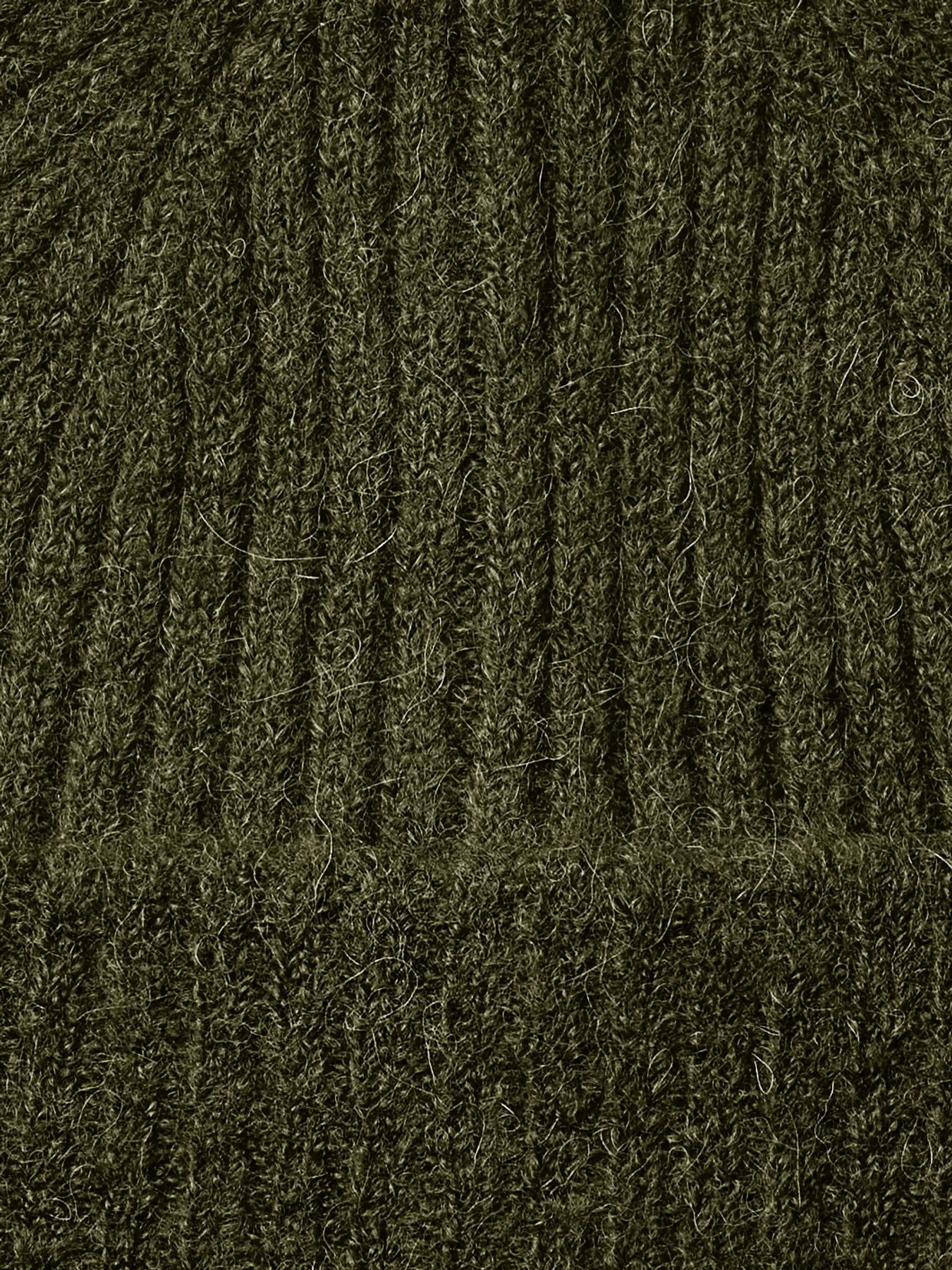 Lulu Wool Blend Knit Beanie - Kalamata Melange