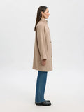 Vinni Wool Blend Coat - Sandshell Melange