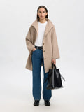 Vinni Wool Blend Coat - Sandshell Melange