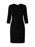 Ira-Carolina 3/4 Short Dress - Black