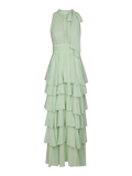 Marli Solid Chiffon Dress - Light Green